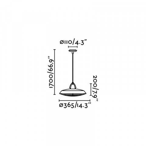 Suspension plec h170 - Coloris au choix