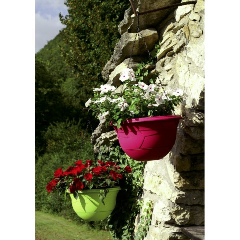 Suspension millesia diametre 28cm hauteur 19cm chapelu - coloris au choix