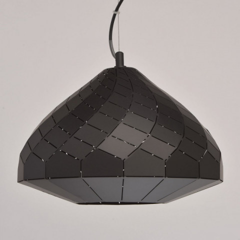 Suspension noire loft 1 ampoule 150 cm