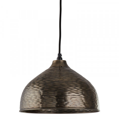 Suspension vintage, étain, 35 cm