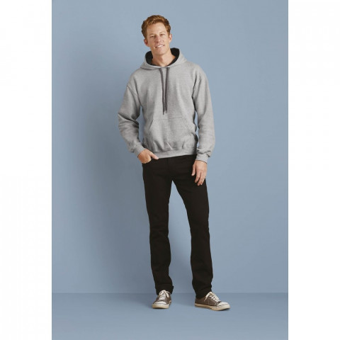 Sweat shirt capuche contrastée gildan heavy blend - Coloris et taille au choix