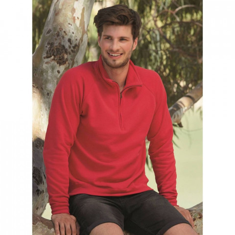 Sweat-shirt col zippé fruit of the loom classic - Coloris et taille au choix
