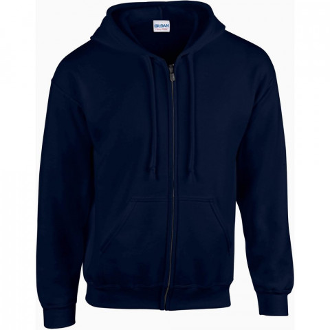Sweat-shirt homme zippé à capuche gildan heavy blend - Coloris et taille au choix