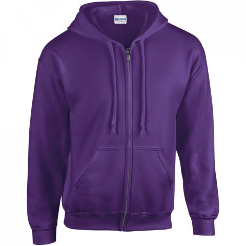 Sweat-shirt homme zippé à capuche gildan heavy blend - Coloris et taille au choix