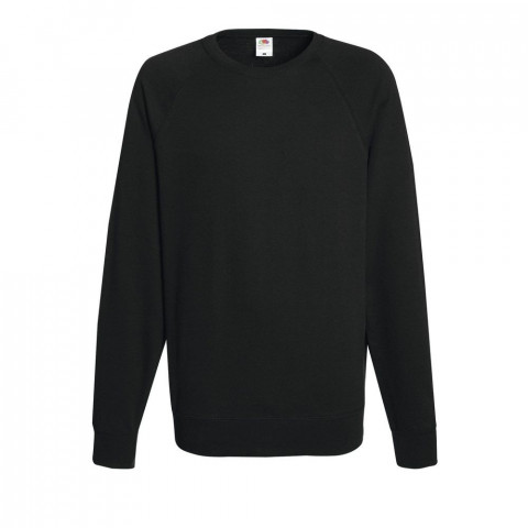 Sweat-shirt léger manches raglan fruit of the loom lightweight - Coloris et taille au choix