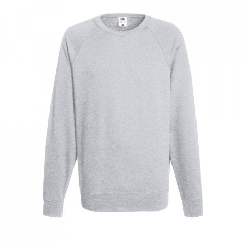 Sweat-shirt léger manches raglan fruit of the loom lightweight - Coloris et taille au choix