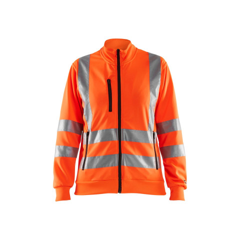 Sweat zippé haute-visibilité femme 33081974 - Couleur au choix
