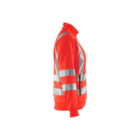 Sweat zippé haute-visibilité femme 33081974 - Couleur au choix