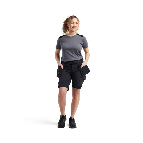 T-shirt bicolore femme 34791042 - Couleur au choix