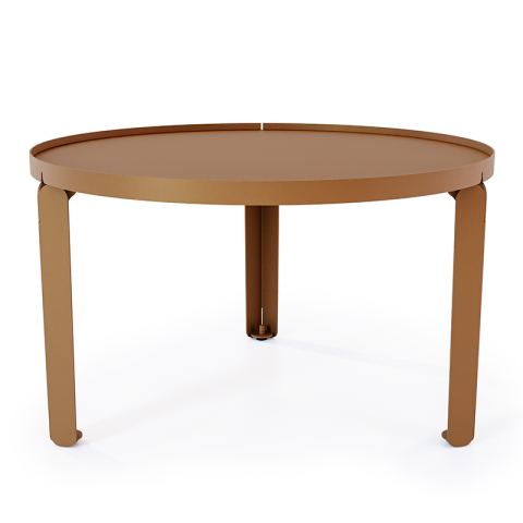 Table basse ronde DECO-GEM, Jade. A monter soi-même. Ø70.5 cm H.42 cm