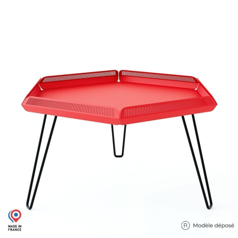 Tables basses de jardin en Acier - Céleste