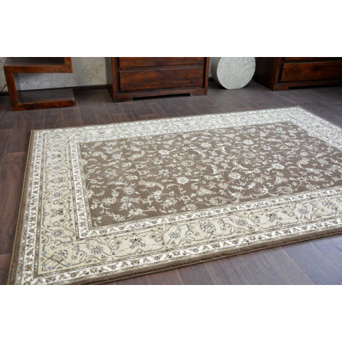 Tapis klasik 4174 marron/beige clair - Dimension au choix