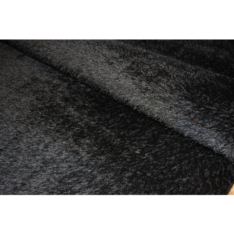 Tapis shaggy verona noir - Dimension au choix