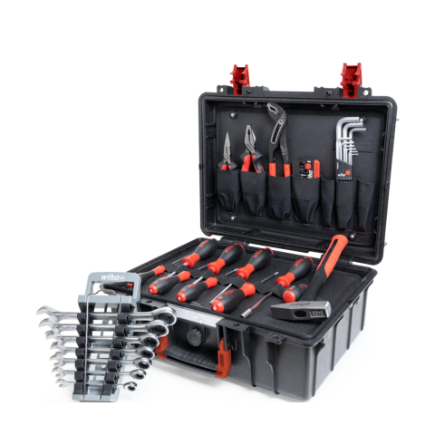 Caisse à outils WIHA - 46 pièces – Kit de base L pour mécanicien - 45256