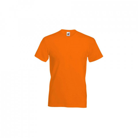 Tee-shirt col v fruit of the loom valueweight manches courtes - Taille et coloris au choix