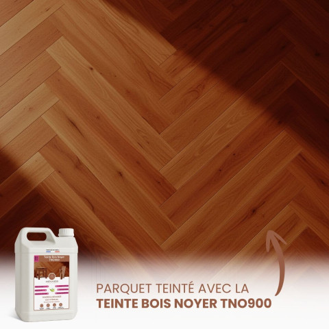 Teinte Bois Noyer TNO900 - Rénovation parquets et meubles AnovaBois - Conditionnement au choix