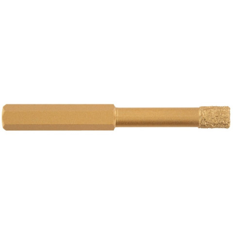 Foret diamant à sec TIVOLY Ø6 l.65 mm - Spécial céramique - 12000920600