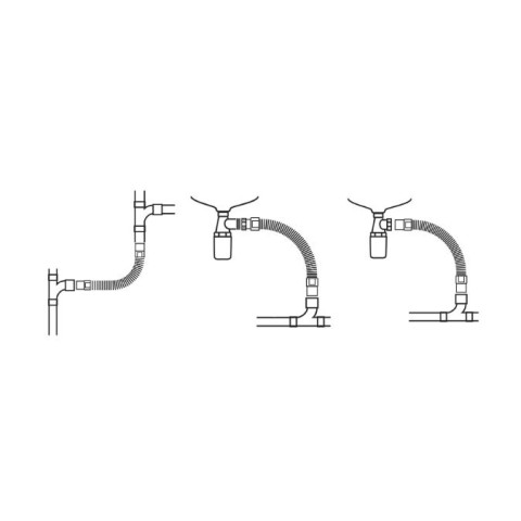 Flexible de vidage toutflex ø40 ceta couronne 3 ml - 215-rlfl4003