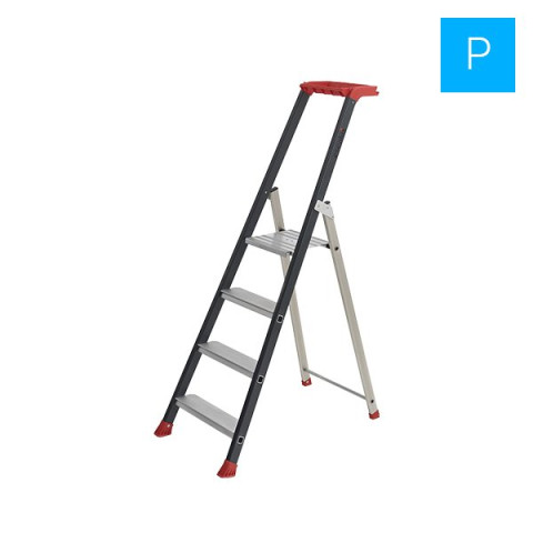 Escabeau professionnel PROLUX + Escalux - Nombre de marche au choix