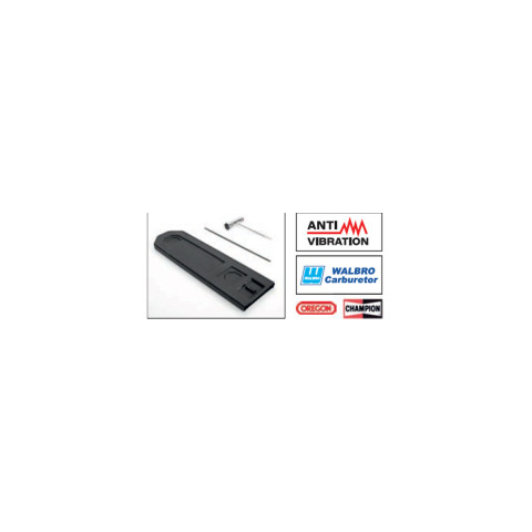 Tronconneuse thermique 38cm3 vito - 1.2kw - moteur 2t - guide-chaîne oregon - lame 40 cm - graissage automatique