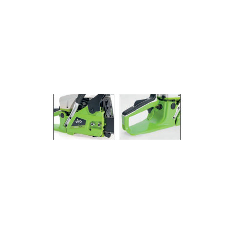 Tronconneuse thermique 45cm3 vito - 1.8kw - moteur 2t - guide-chaîne oregon - lame 45 cm - graissage automatique