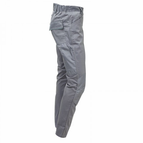 Pantalon de travail stretch et slim meek - gris foncé - Taille au choix