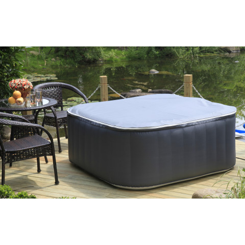 spa gonflable carre 2 3 personnes gonflage en 5 minutes distriartisan