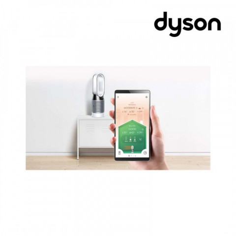 Ventilateur et purificateur d'air dyson hp04 hot cool - blanc