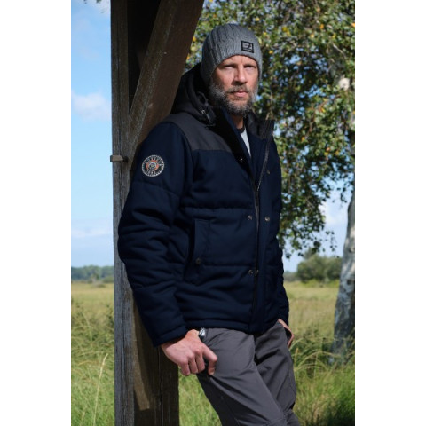 Gilet bosseur bear - bleu marine/noir - xl - 11724-016