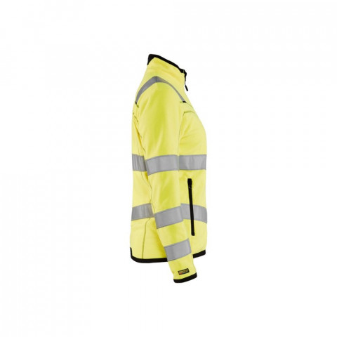 Veste micropolaire haute visibilité femme blaklader en iso 20471 classe 3 - couleur au choix