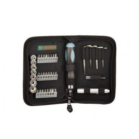 Visseuse sans fil  - bosch - 10,8 v  - 2 batterie li -ion 1,5 ah - kit vissage 38 pièces - chargeur rapide