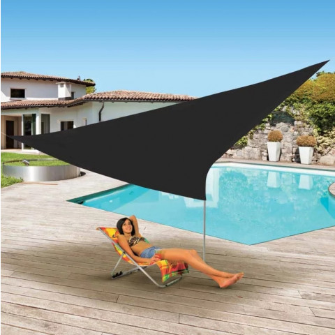 Voile d'ombrage triangulaire 5 x 5 x 5 m Ose (couleur au choix)