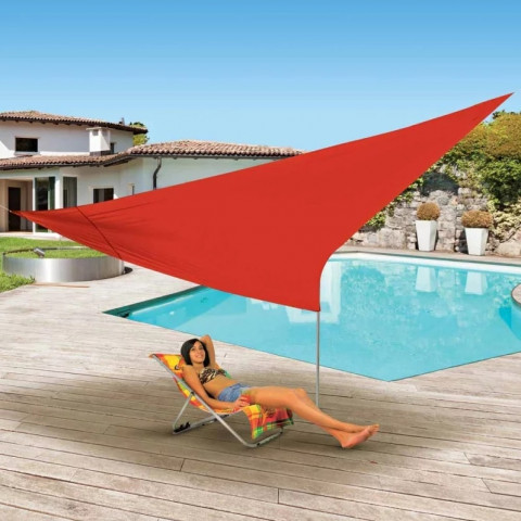 Voile d'ombrage triangulaire 3.6 x 3.6 x 3.6 m Ose (couleur au choix)
