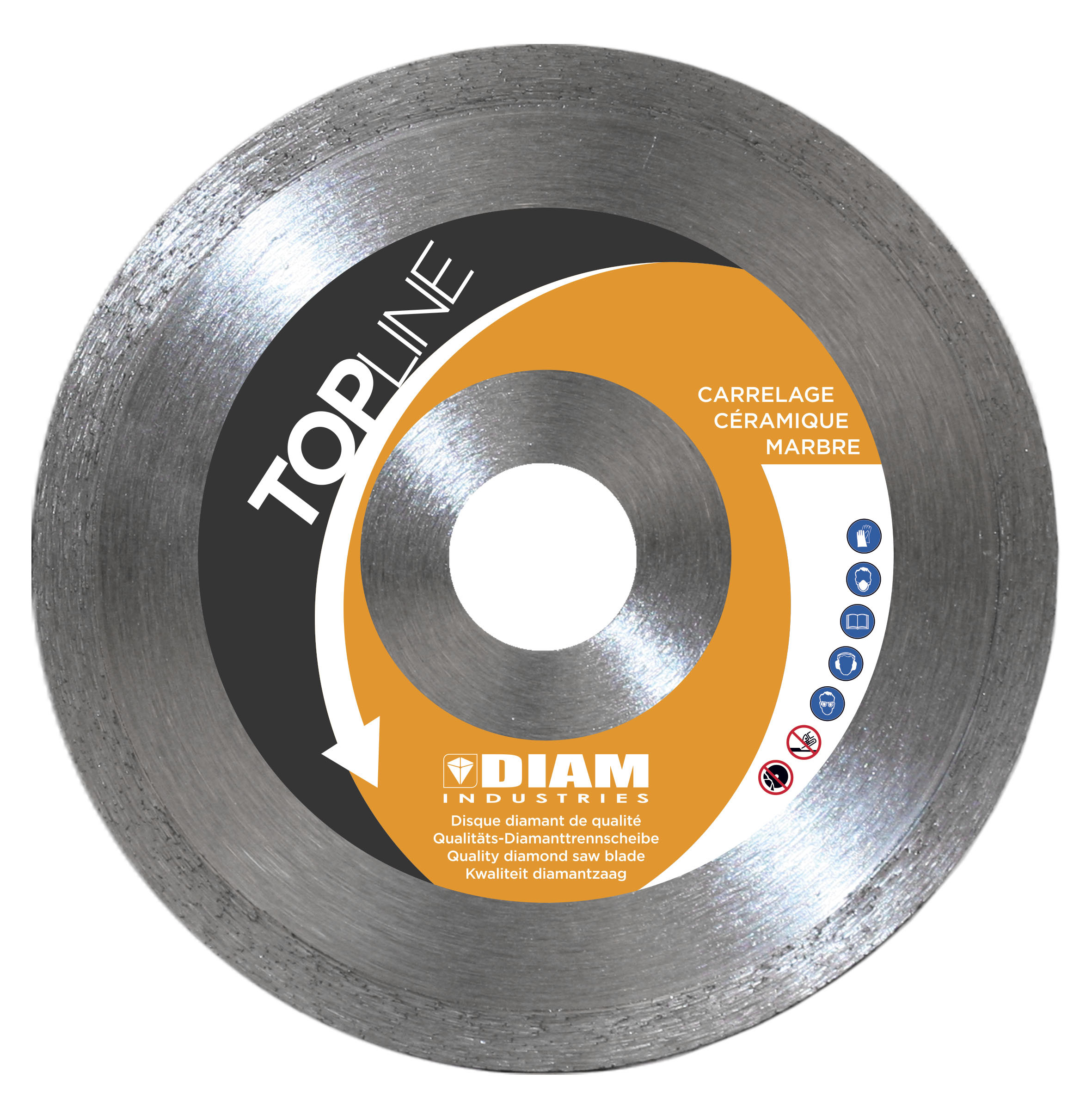 diam industries disque diamant o125 mm special ceramique faience et carrelage cr80125 22 distriartisan