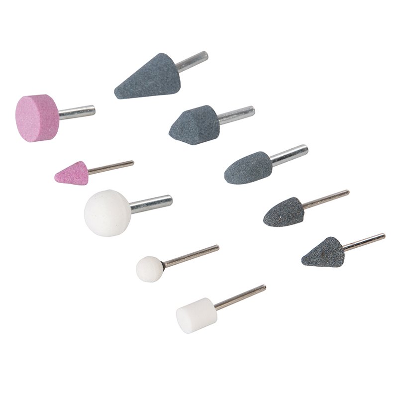 6 Meules Abrasives En Carbure De Silicium 10x3 Mm Pour Dremel, Proxxon – Idéales Pour Aiguiser, Poncer, ébavurer - 7